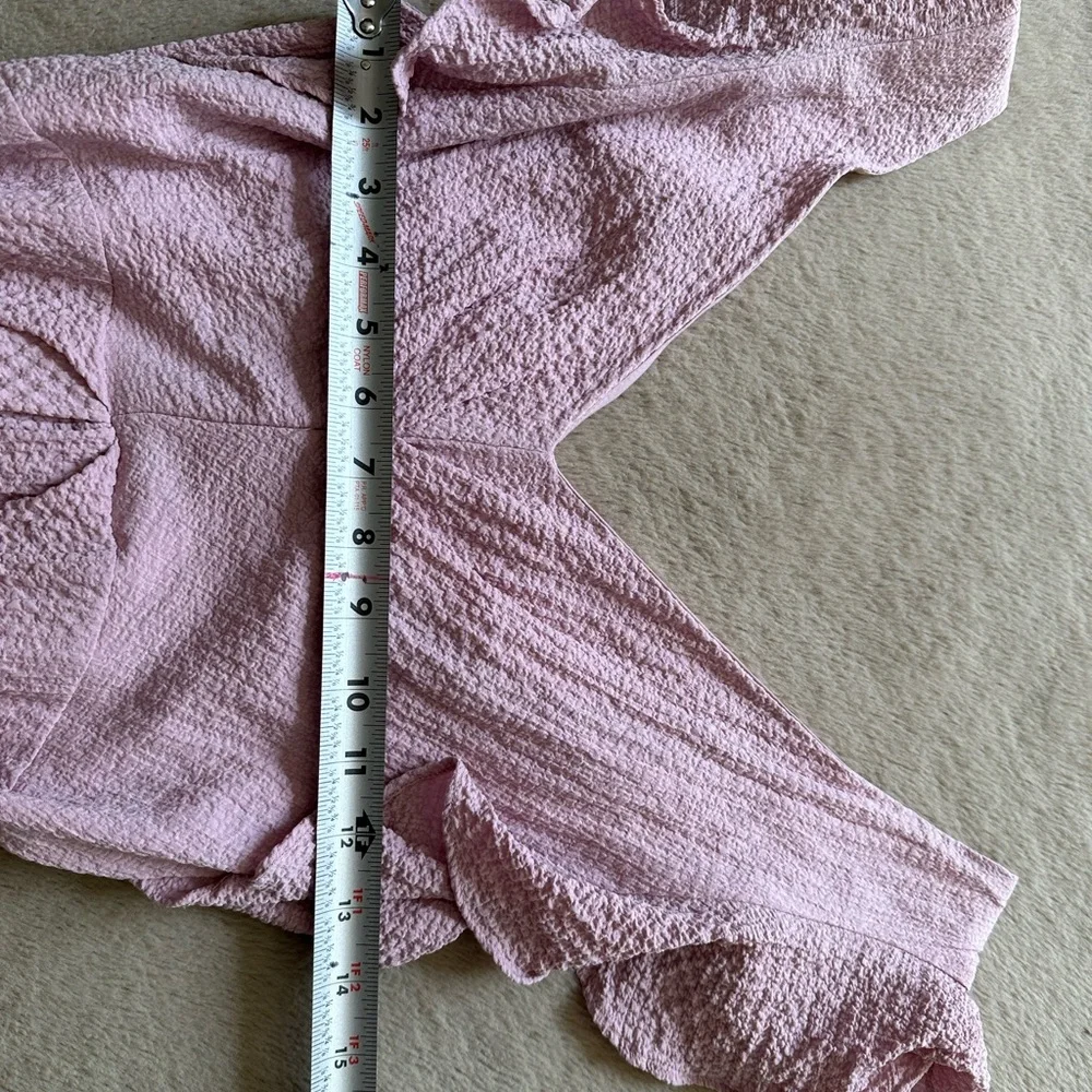 Astr Pink Ruffle Midi Dress - Picture 6 of 8
